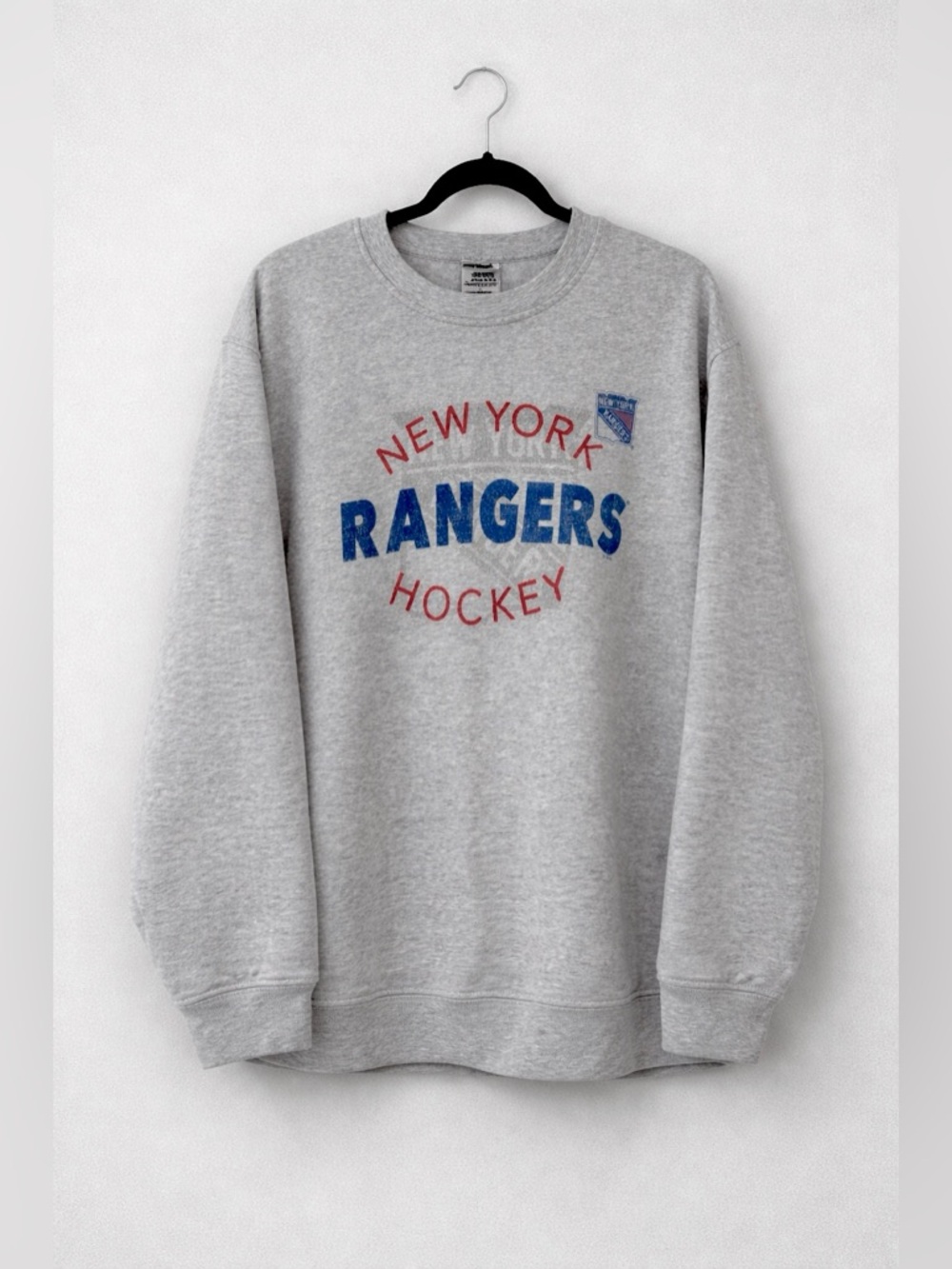 NWOT [NHL] New York Rangers NHL Heather Gray Crewneck Sweatshirt Men’s 2XL